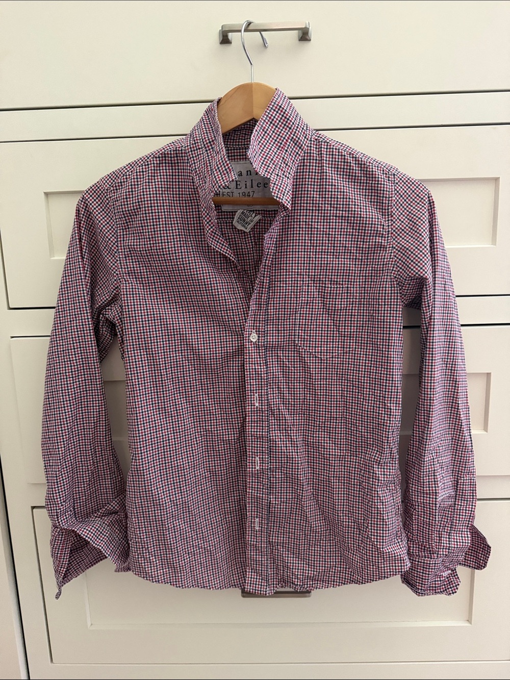 Frank & Eileen Barry Shirt - Red & Navy